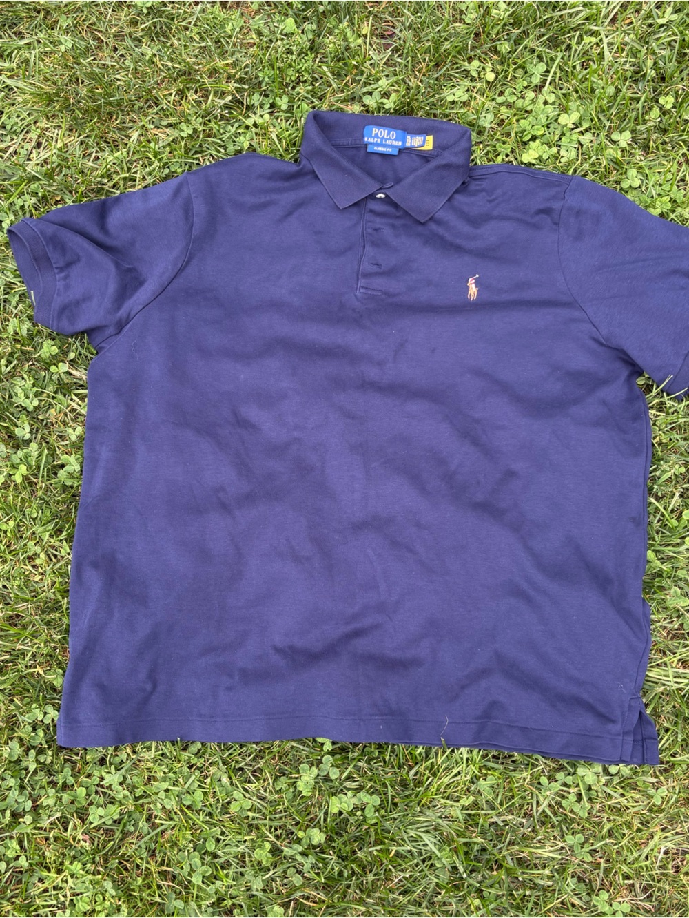 Polo by Ralph Lauren Navy Polo with Small Embroidered Pony
